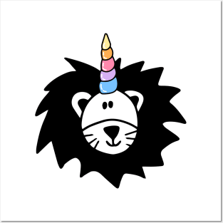 Lion unicorn Posters and Art